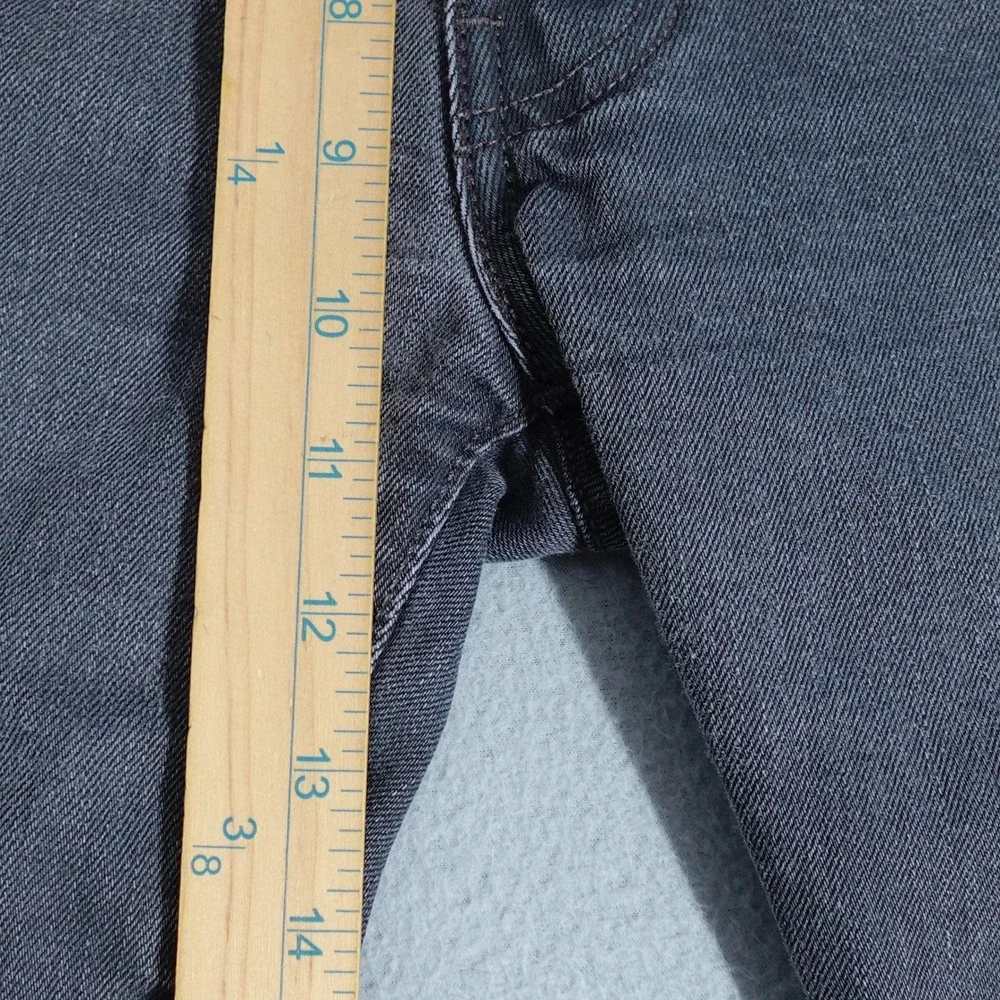 Levi's 512 Jeans Mens 33x32 Black Slim Taper Fit Denim Casual Everyday Wear